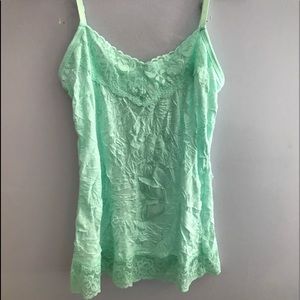 Mint Green Maurices Crinkle Cami